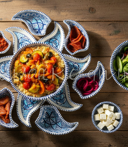 Tapas-Schale „Sonne“ – handgefertigt - Aleya Keramik
