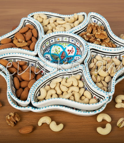 Keramik Tapas Schale Blume