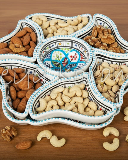 Keramik Tapas Schale Blume