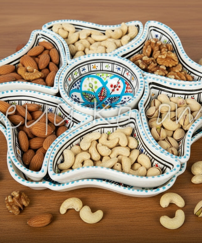 Keramik Tapas Schale Blume