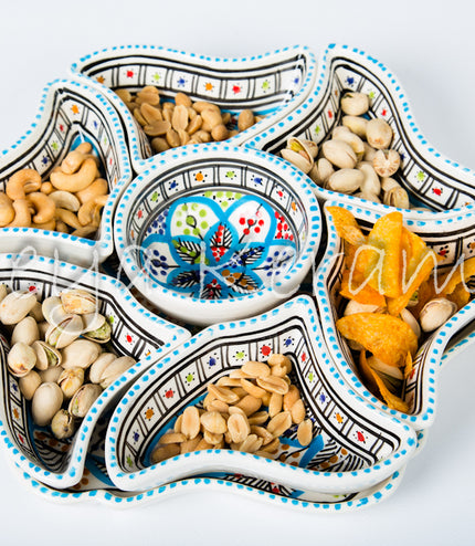 Keramik Tapas Schale Blume