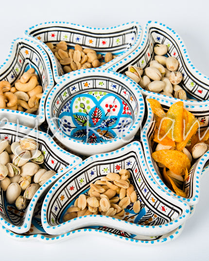 Keramik Tapas Schale Blume