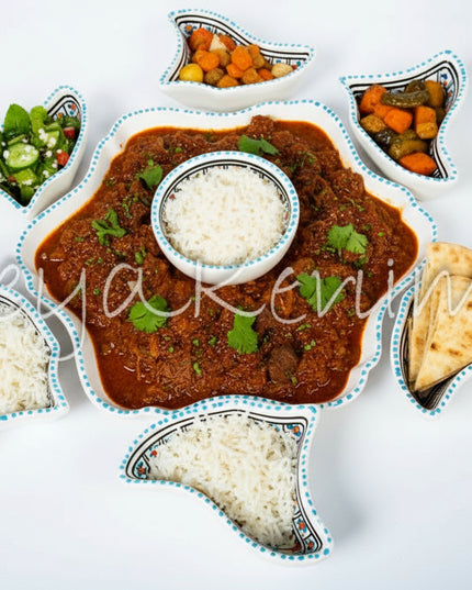 Keramik Tapas Schale Blume