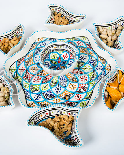 Keramik Tapas Schale Blume