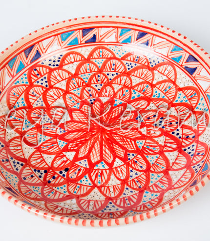 Keramik Flache Schale