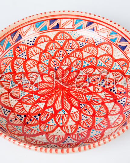 Keramik Flache Schale