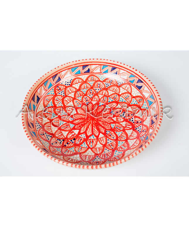 Keramik Flache Schale