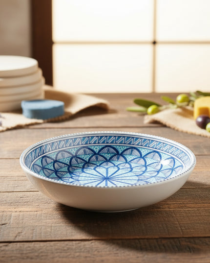 Keramik Flache Schale