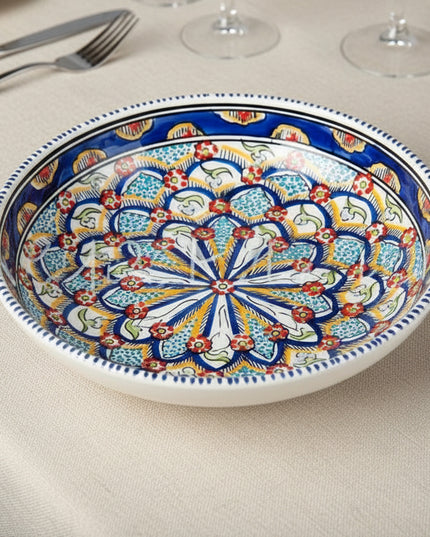 Keramik Flache Schale