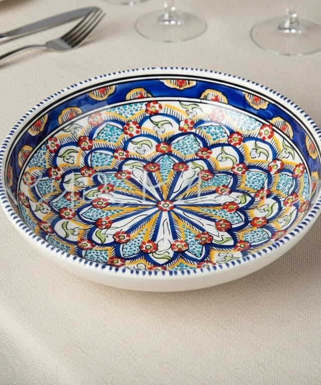 Keramik Flache Schale