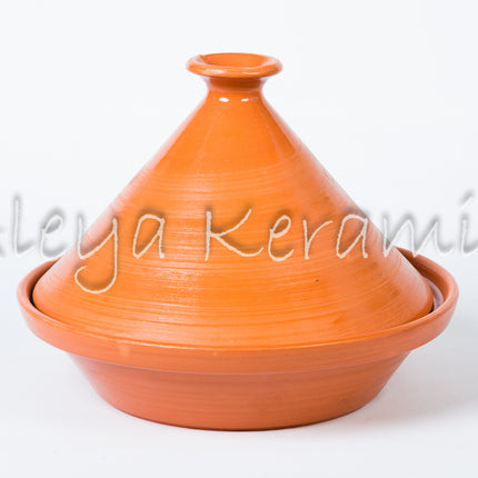 Tajine aus Keramik natur – handgefertigt - Aleya Keramik