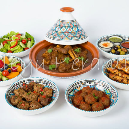 Tajine aus Keramik glasiert – handgefertigt - Aleya Keramik
