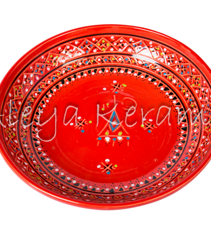 Keramik Flache Schale