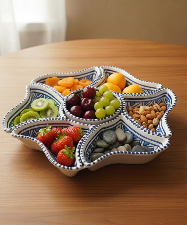 Keramik Tapas Schale Blume