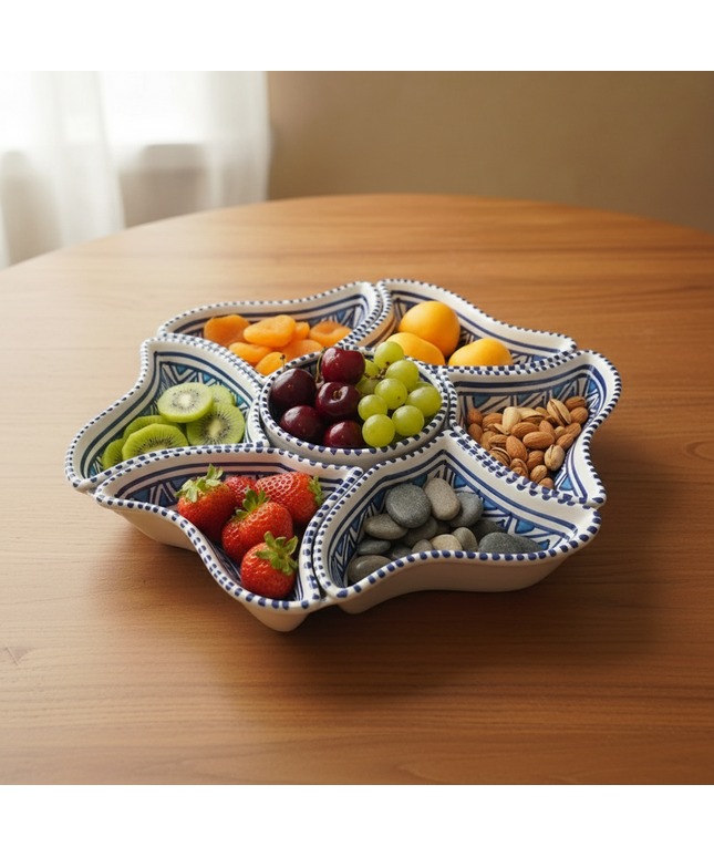 Keramik Tapas Schale Blume