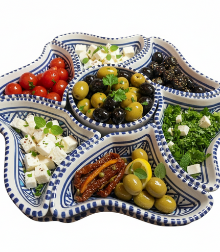 Keramik Tapas Schale Blume