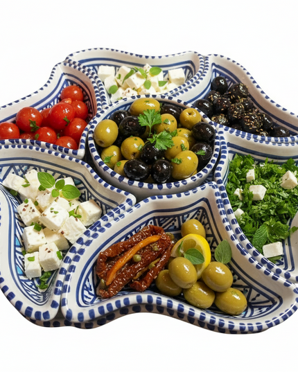 Keramik Tapas Schale Blume