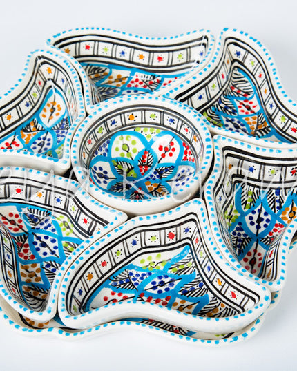 Keramik Tapas Schale Blume