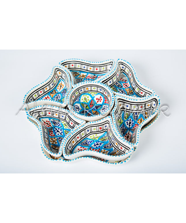 Keramik Tapas Schale Blume