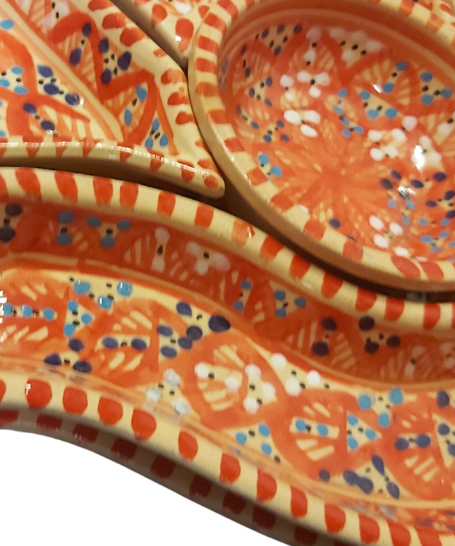 Keramik Tapas Schale Hand der Fatima, Hamsa