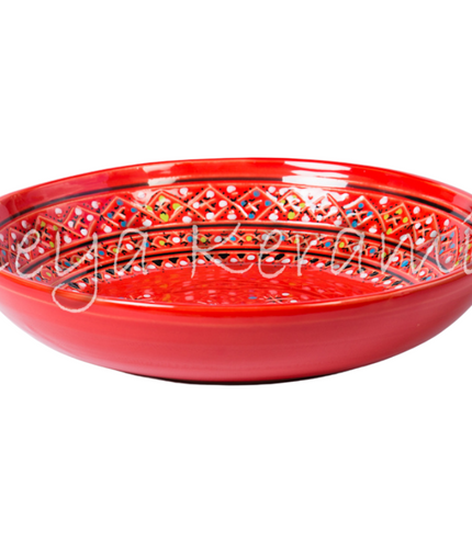 Keramik Flache Schale