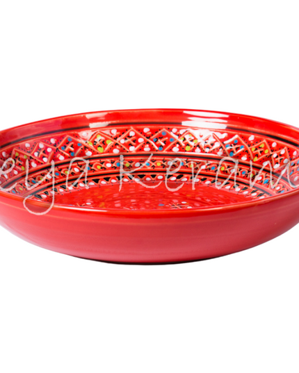 Keramik Flache Schale