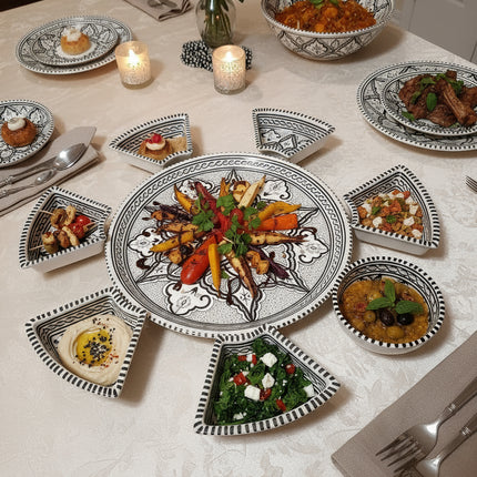 Tapas-Schale Rund – handgefertigt - Aleya Keramik