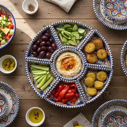 Tapas-Schale Rund – handgefertigt - Aleya Keramik