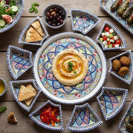 Tapas-Schale Rund – handgefertigt - Aleya Keramik