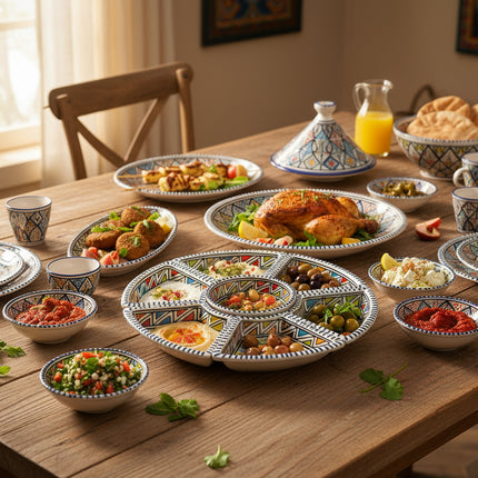 Tapas-Schale Rund – handgefertigt - Aleya Keramik