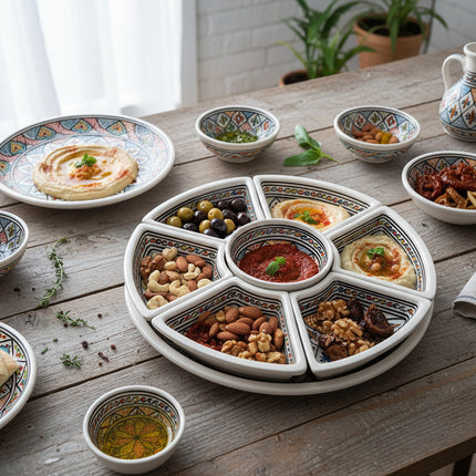 Tapas-Schale Rund – handgefertigt - Aleya Keramik