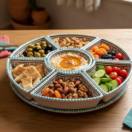 Tapas-Schale Rund – handgefertigt - Aleya Keramik