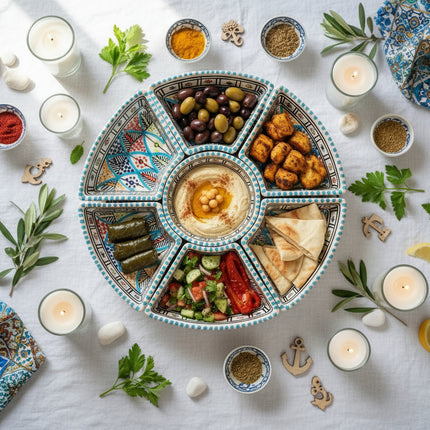 Tapas-Schale Rund – handgefertigt - Aleya Keramik
