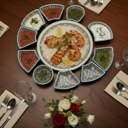 Tapas-Schale Rund – handgefertigt - Aleya Keramik