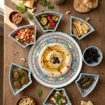 Tapas-Schale Rund – handgefertigt - Aleya Keramik