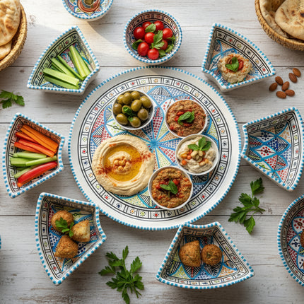 Tapas-Schale Rund – handgefertigt - Aleya Keramik