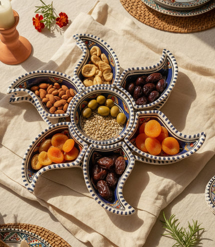 Tapas-Schale „Sonne“ – handgefertigt