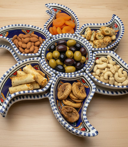 Tapas-Schale „Sonne“ – handgefertigt