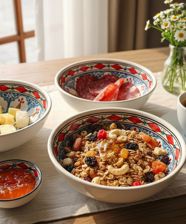 Müslischale aus Keramik – handgefertigt