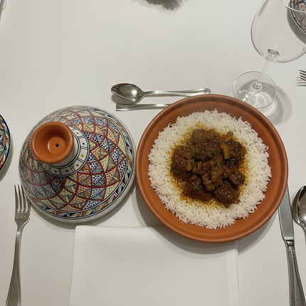 Tajine aus Keramik glasiert – handgefertigt - Aleya Keramik