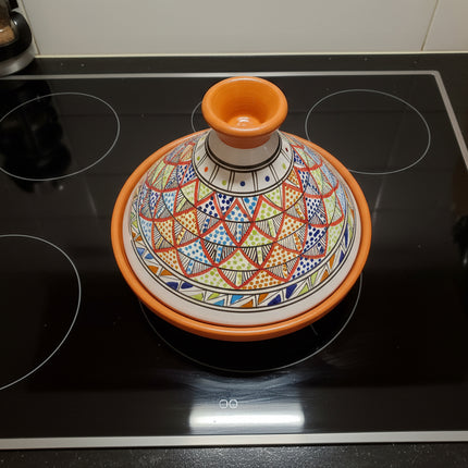 Tajine aus Keramik glasiert – handgefertigt - Aleya Keramik