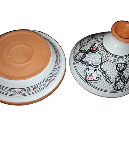 Tajine aus Keramik glasiert – handgefertigt - Aleya Keramik
