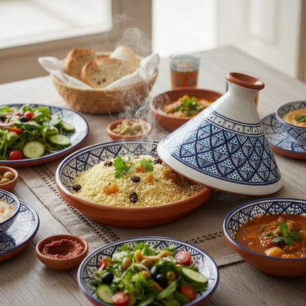 Tajine aus Keramik glasiert – handgefertigt - Aleya Keramik