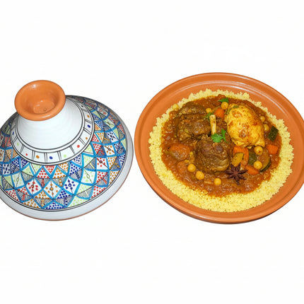 Tajine aus Keramik glasiert – handgefertigt - Aleya Keramik