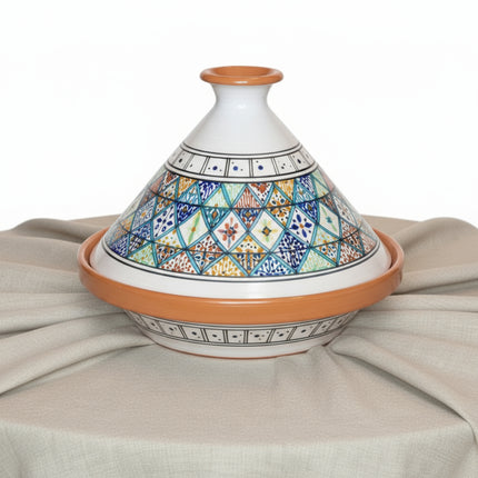 Tajine aus Keramik glasiert – handgefertigt - Aleya Keramik
