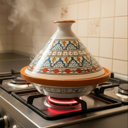 Tajine aus Keramik glasiert – handgefertigt - Aleya Keramik