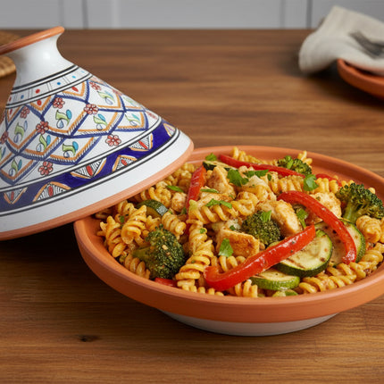 Tajine aus Keramik glasiert – handgefertigt - Aleya Keramik