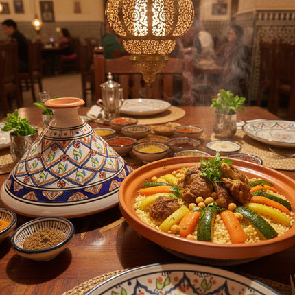 Tajine aus Keramik glasiert – handgefertigt - Aleya Keramik