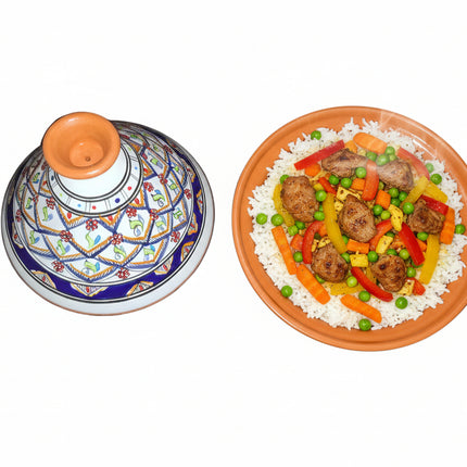 Tajine aus Keramik glasiert – handgefertigt - Aleya Keramik