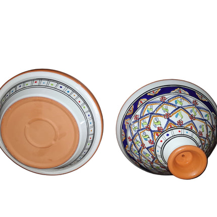 Tajine aus Keramik glasiert – handgefertigt - Aleya Keramik